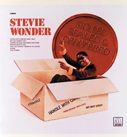 Stevie Wonder Signed Sealed Delivered Im Yours Cover
